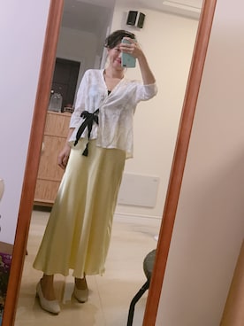 「LOQ（ロック）のアイテム」を使った、-徐小栗-さん（レディース・160cm）の夏コーディネート