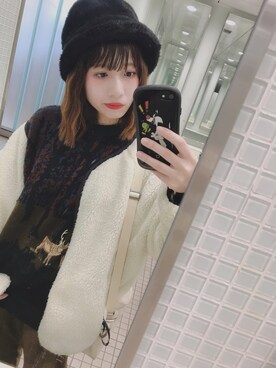 「earth（アース）のアイテム（ジャケット/アウター）」を使った、ののさん（レディース・147cm）の春コーディネート