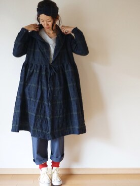 「pongee（ポンジー）のアイテム」を使った、pongeeさん（レディース・170cm）の冬コーディネート