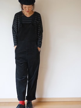 「pongee（ポンジー）のアイテム」を使った、pongeeさん（レディース・170cm）の冬コーディネート