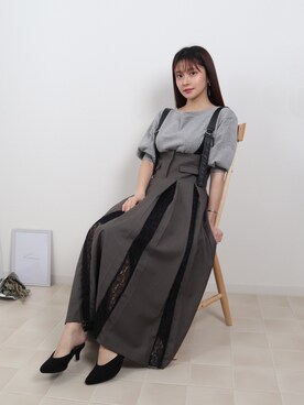 「kicuri（キクリ）のアイテム」を使った、kicuri / キクリさん（レディース・155cm）の夏コーディネート