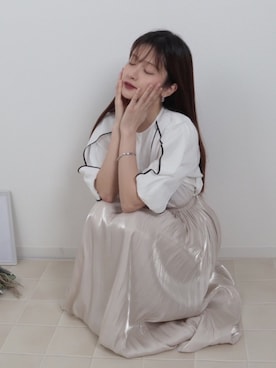 「kicuri（キクリ）のアイテム」を使った、kicuri / キクリさん（レディース・155cm）の夏コーディネート