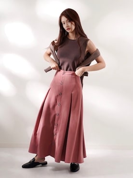 「kicuri（キクリ）のアイテム」を使った、kicuri / キクリさん（レディース・155cm）の夏コーディネート