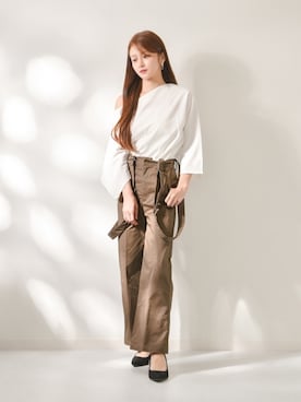 「kicuri（キクリ）のアイテム」を使った、kicuri / キクリさん（レディース・155cm）の夏コーディネート