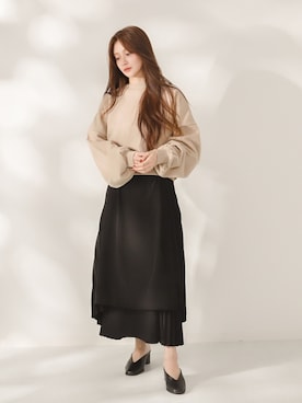 「kicuri（キクリ）のアイテム」を使った、kicuri / キクリさん（レディース・155cm）の秋コーディネート