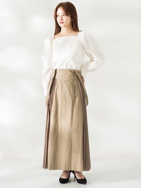 「kicuri（キクリ）のアイテム」を使った、kicuri / キクリさん（レディース・155cm）の秋コーディネート