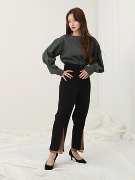 「kicuri（キクリ）のアイテム」を使った、kicuri / キクリさん（レディース・155cm）の秋コーディネート