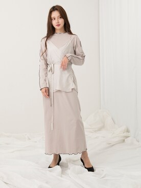 「kicuri（キクリ）のアイテム」を使った、kicuri / キクリさん（レディース・155cm）の秋コーディネート