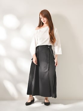 「kicuri（キクリ）のアイテム」を使った、kicuri / キクリさん（レディース・155cm）の秋コーディネート