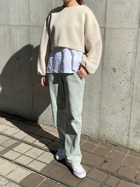 「kicuri（キクリ）のアイテム」を使った、kicuri / キクリさん（レディース・155cm）の秋コーディネート