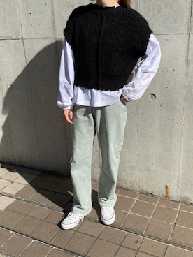 「kicuri（キクリ）のアイテム」を使った、kicuri / キクリさん（レディース・155cm）の秋コーディネート