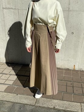 「kicuri（キクリ）のアイテム」を使った、kicuri / キクリさん（レディース・155cm）の秋コーディネート