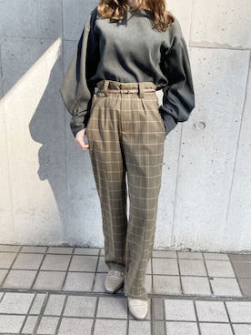 「kicuri（キクリ）のアイテム」を使った、kicuri / キクリさん（レディース・155cm）の秋コーディネート