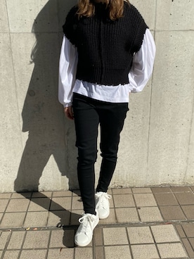 「kicuri（キクリ）のアイテム」を使った、kicuri / キクリさん（レディース・155cm）の冬コーディネート