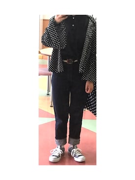 「Gleam（グリーム）のアイテム」を使った、reeさん（レディース・146cm）の春コーディネート