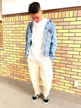 「PROCLUB」｜「アイテム（ジャケット/アウター）」を使った、ATSUさん（メンズ・179cm）の春コーディネート