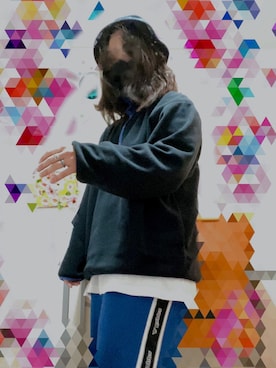 「unrelaxing（アンリラクシング）のアイテム（帽子）」を使った、Up Ground Flowerさん（レディース・161cm）の春コーディネート