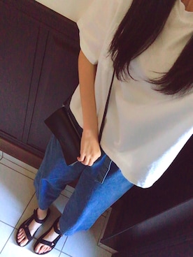 「Teva（テバ）のアイテム」を使った、さらんさん（レディース・163cm）の夏コーディネート
