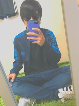 「Rodeo Crowns（ロデオクラウンズ）のアイテム（Tシャツ/カットソー）」を使った、Rさん（メンズ・168cm）の秋コーディネート