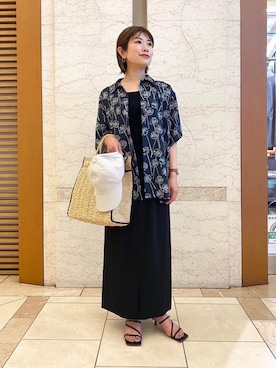 「UNITED ARROWS（ユナイテッドアローズ）のアイテム（キャミソール）」を使った、006963さん（レディース・154cm）の春コーディネート