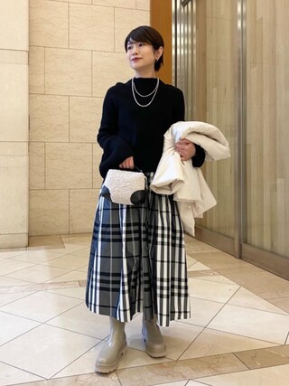 UNITED ARROWS チェックタフタフレアスカート　ユナイテッドアローズ UNITED ARROWS｜チェック タフタ プリーツスカート | Rakuten