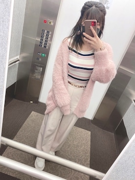 「H&M（エイチ・アンド・エム）のアイテム（腕時計）」を使った、yum🐹🐻さん（レディース・158cm）の冬コーディネート
