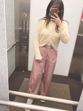 yum🐹🐻さん（レディース・158cm）の春コーディネート