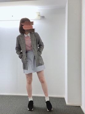 「ENVYM（アンビー）のアイテム（ジャケット/アウター）」を使った、yum🐹🐻さん（レディース・158cm）の夏コーディネート