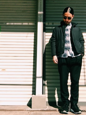 「Saturdays NYC（サタデーズ ニューヨークシティ ）のアイテム（ダウンジャケット/コート）」を使った、kohdaiさん（メンズ・168cm）の冬コーディネート