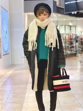 ayuさん（レディース・156cm）の冬コーディネート