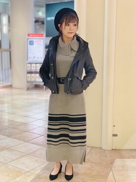 ayuさん（レディース・156cm）の冬コーディネート