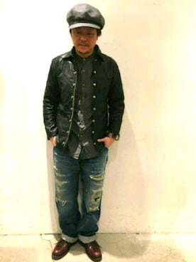 「uncut bound」｜「アイテム（ジャケット/アウター）」を使った、SAKUMAさん（メンズ・170cm）の春コーディネート