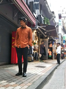 「SCOTCH & SODA（スコッチ アンド ソーダ）のアイテム（トップス）」を使った、SAKUMAさん（メンズ・170cm）の春コーディネート