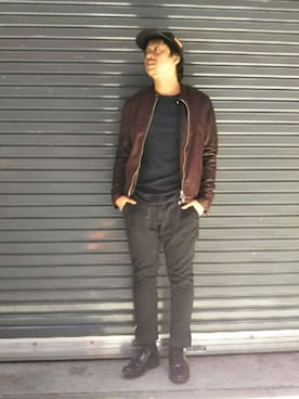 「アキコーデ」｜「アイテム（ジャケット/アウター）」を使った、SAKUMAさん（メンズ・170cm）の夏コーディネート