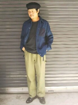 「Johnbull（ジョンブル）のアイテム（ジャケット/アウター）」を使った、SAKUMAさん（メンズ・170cm）の秋コーディネート