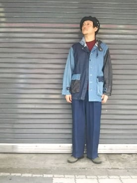 「H.UNIT STORE LABEL（エイチユニット ストアレーベル）のアイテム」を使った、SAKUMAさん（メンズ・170cm）の春コーディネート