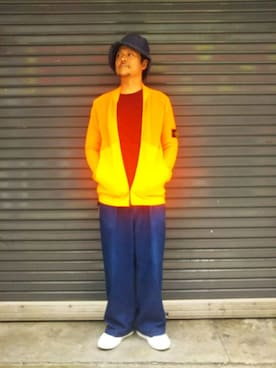 「H.UNIT STORE LABEL（エイチユニット ストアレーベル）のアイテム」を使った、SAKUMAさん（メンズ・170cm）の春コーディネート