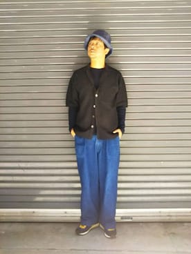 「H.UNIT STORE LABEL（エイチユニット ストアレーベル）のアイテム」を使った、SAKUMAさん（メンズ・170cm）の夏コーディネート