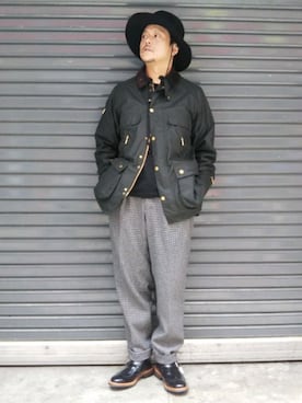 「HAVERSACK（ハバーザック）のアイテム（パンツ）」を使った、SAKUMAさん（メンズ・170cm）の秋コーディネート