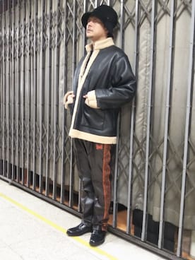 「Needles（ニードルス）のアイテム（ジャケット/アウター）」を使った、SAKUMAさん（メンズ・170cm）の秋コーディネート