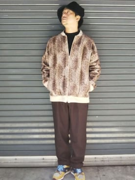 「HAVERSACK（ハバーザック）のアイテム（パンツ）」を使った、SAKUMAさん（メンズ・170cm）の秋コーディネート