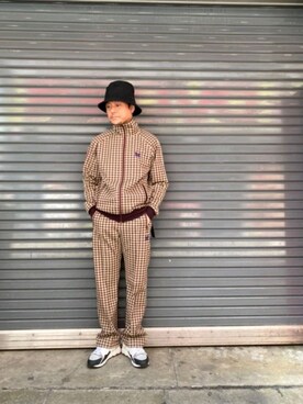 「Needles（ニードルス）のアイテム（ジャケット/アウター）」を使った、SAKUMAさん（メンズ・170cm）の冬コーディネート