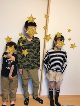 kanaさん（キッズ・132cm）の春コーディネート