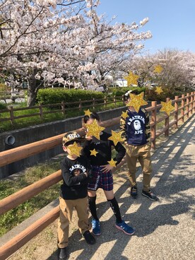 kanaさん（キッズ・130cm）の春コーディネート