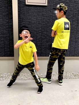 「Bape」｜「アイテム（その他）」を使った、kanaさん（キッズ・120cm）の夏コーディネート