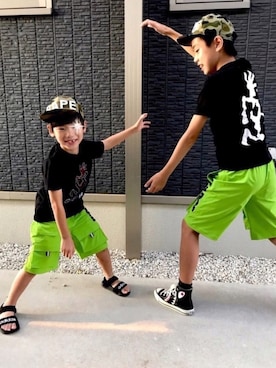 kanaさん（キッズ・120cm）の夏コーディネート