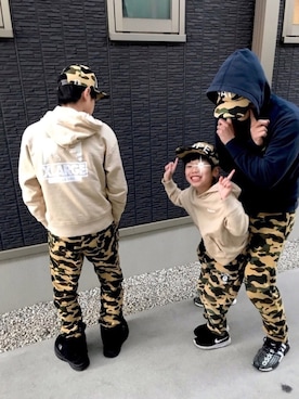 「アイテム（ブーツ）」を使った、kanaさん（キッズ・120cm）の冬コーディネート