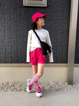 「制服」｜「アイテム（その他）」を使った、kanaさん（キッズ・136cm）の春コーディネート