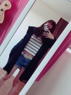 「ESPRIT（エスプリ）のアイテム（その他アウター）」を使った、ゆいさん（レディース・161cm）の秋コーディネート