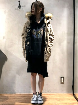 Asukaさん（レディース・166cm）の冬コーディネート